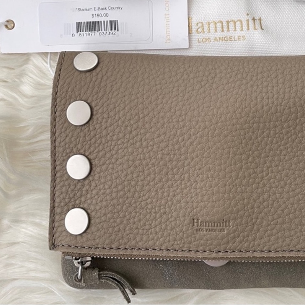 Hammitt NWT | Stadium Foldover Crossbody, e-back Country (Taupe)
